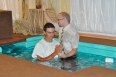 Culto com Batismo