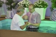 Culto com Batismo